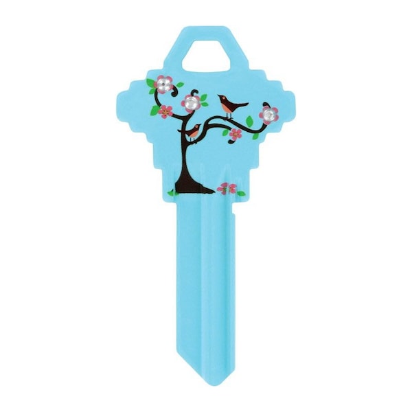 Hillman HILLMAN DIVA Tree & Birds House/Office Universal Key Blank SC1 Single 87042 - main